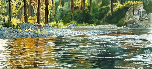 "Peace of the River" a fine art Print by Andy Sewell