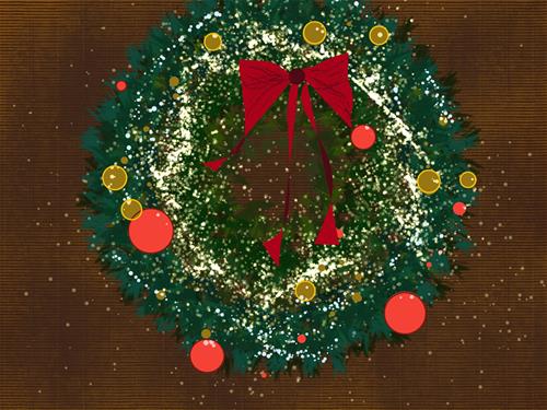 "Christmas is in the air" a fine art Print by Olesya Sytnyk