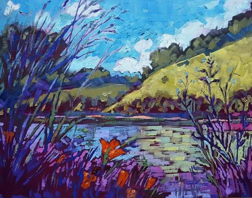 "California Poppies Blossom - sold out" a fine art Print by Bhavna Misra