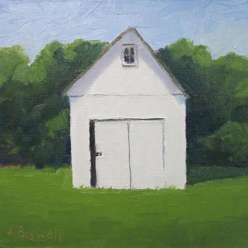 "White Barn Series Eleven" a fine art Print by Jennifer Boswell