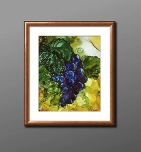 "Grapes" a fine art Print by Olesya Sytnyk