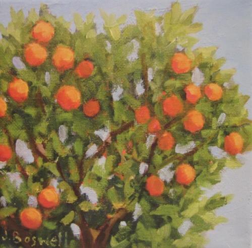 "Orange Tree Series One" a fine art Print by Jennifer Boswell