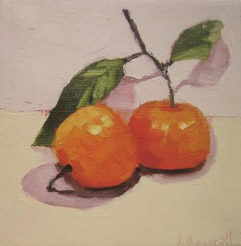 "A Couple of Tangerine Series One " a fine art Print by Jennifer Boswell