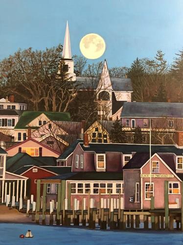 "Under the Evening Moon" a fine art Print by Nicole Sorum