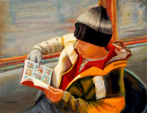 "EXTRA CURRICULAR READING" a fine art Print by DJ Lanzendorfer