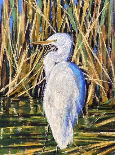 "Among The Reeds" a fine art Print by Donna Theresa