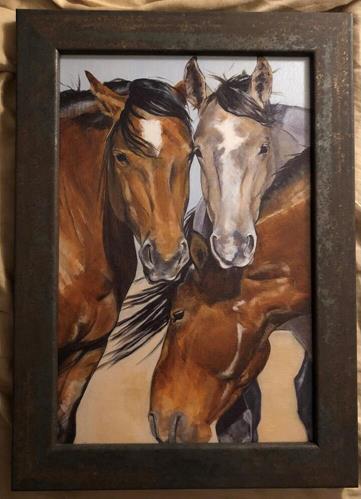 "Amigos" a fine art Print by Dell Eddins