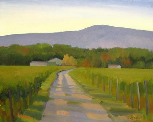 "Road to Vineyard" a fine art Print by Jennifer Boswell