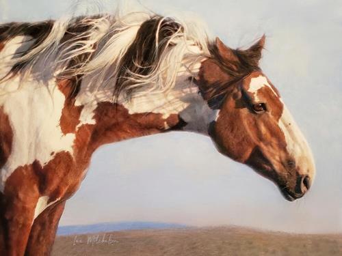 "TIME, OH TIME, TURN BACK  (THE STALLION, PICASSO)" a fine art Print by Lee Mitchelson