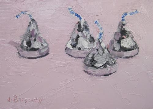 "Four Kisses Series Four" a fine art Print by Jennifer Boswell