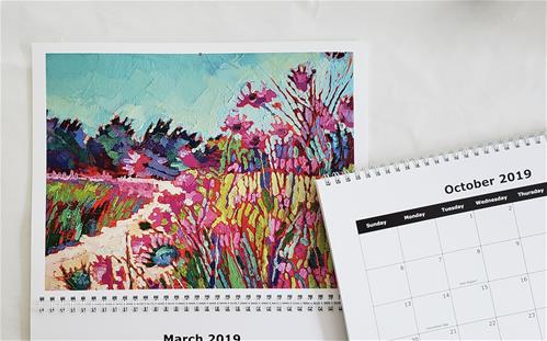 "2019 Calendar - Sold Out" a fine art Print by Bhavna Misra