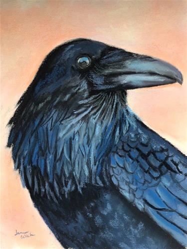 "Watchful Raven" a fine art Print by Jamie Wick