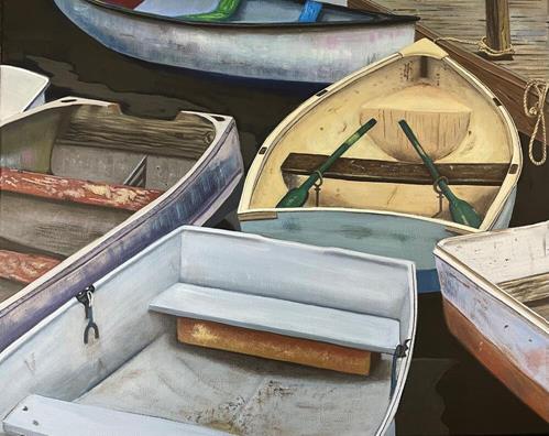 "Row Boats" a fine art Print by Nicole Sorum