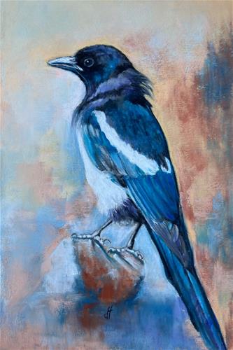 "Magpie" a fine art Print by Donna Theresa