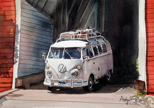 "The Vintage Road Tripper" a fine art Print by Andy Sewell