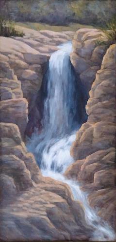 "Hidden Falls" a fine art Print by Karen Powell