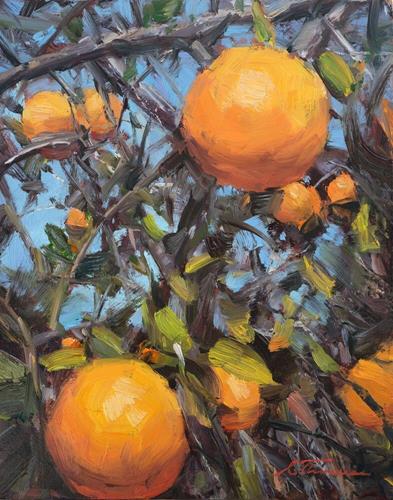 "Desert Oranges" a fine art Print by Charles Thomas