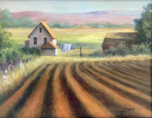 "Laundry Day" a fine art Print by Karen Powell