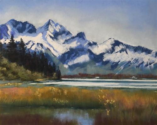 "Mountains of Alaska" a fine art Print by Donna Theresa
