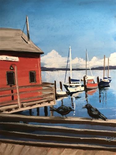 "Public Deck" a fine art Print by Jamie Wick