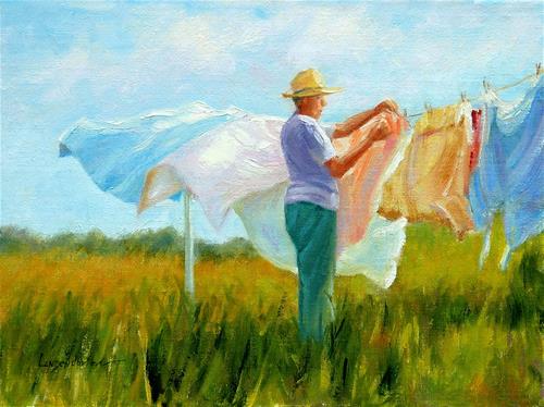 "WASH DAY" a fine art Print by DJ Lanzendorfer