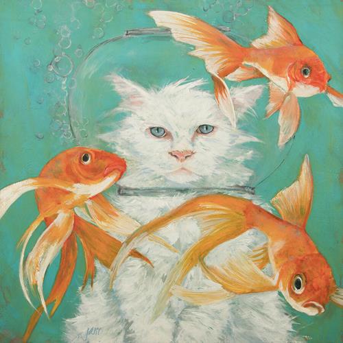 "Cat Burglar" a fine art Print by Jani Freimann