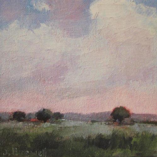 "Clouds Over Meadow Series One" a fine art Print by Jennifer Boswell