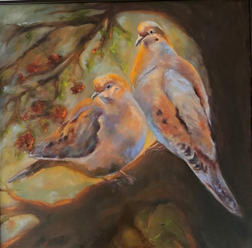 "Lovey Doves" a fine art Print by Cynthia Fankhauser