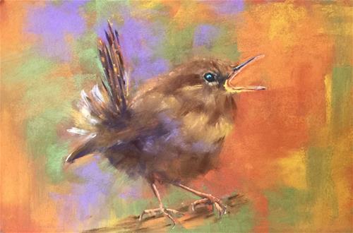 "Chatterbox" a fine art Print by Donna Theresa