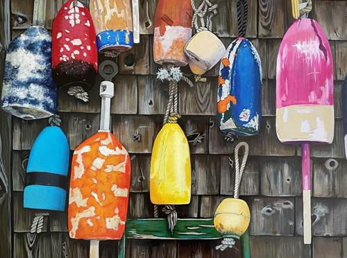 "Buoys II" a fine art Print by Nicole Sorum