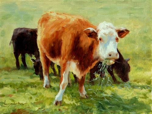 "YUM ALFALFA!" a fine art Print by DJ Lanzendorfer