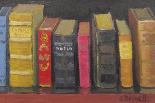 "Old Books Series Four" a fine art Print by Jennifer Boswell