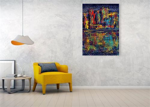 "City Reflections " a fine art Print by Olesya Sytnyk