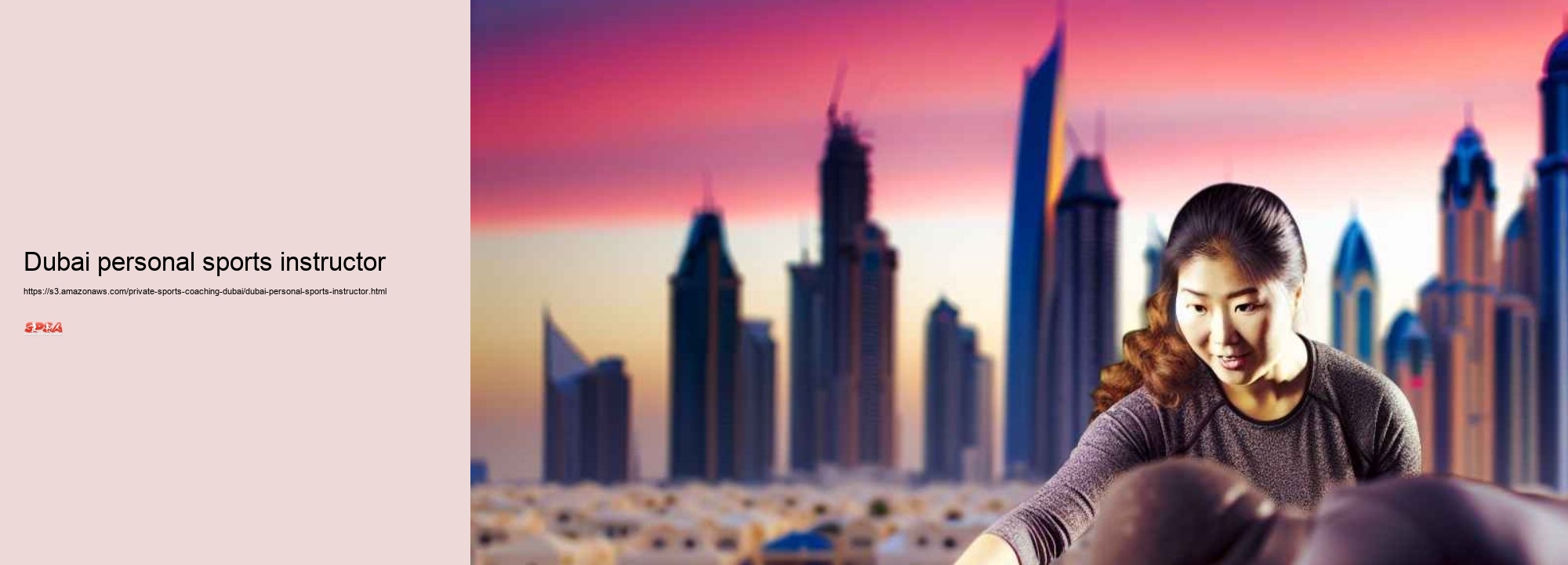 Dubai personal sports instructor