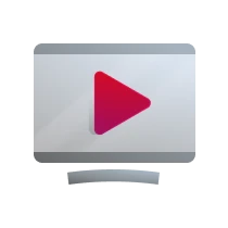 bullet_devices_smartv_en.webp TV with play button, ready for streaming