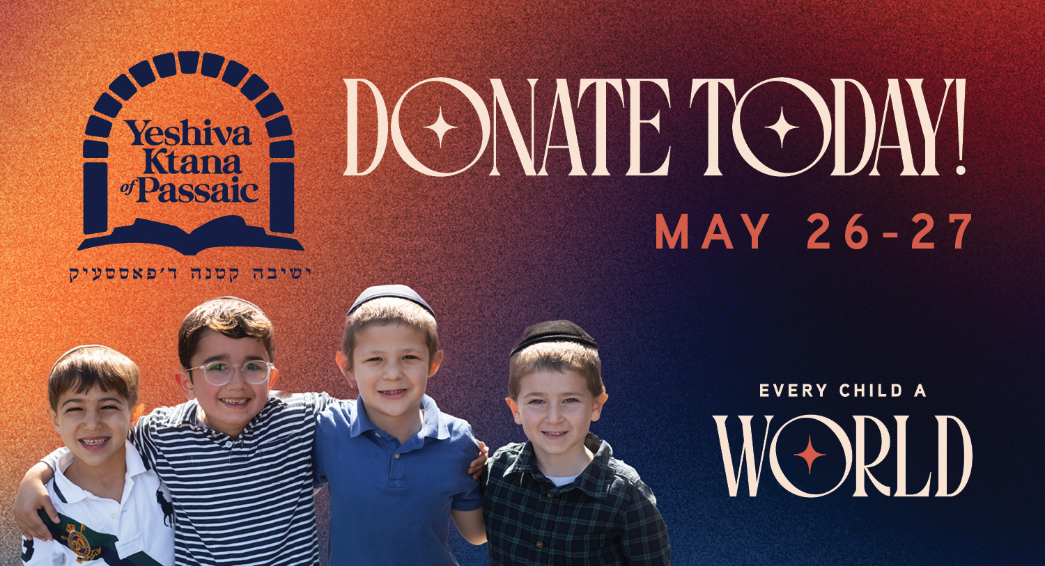 Yeshiva K'tana of Passaic 2026: Every Child a World
