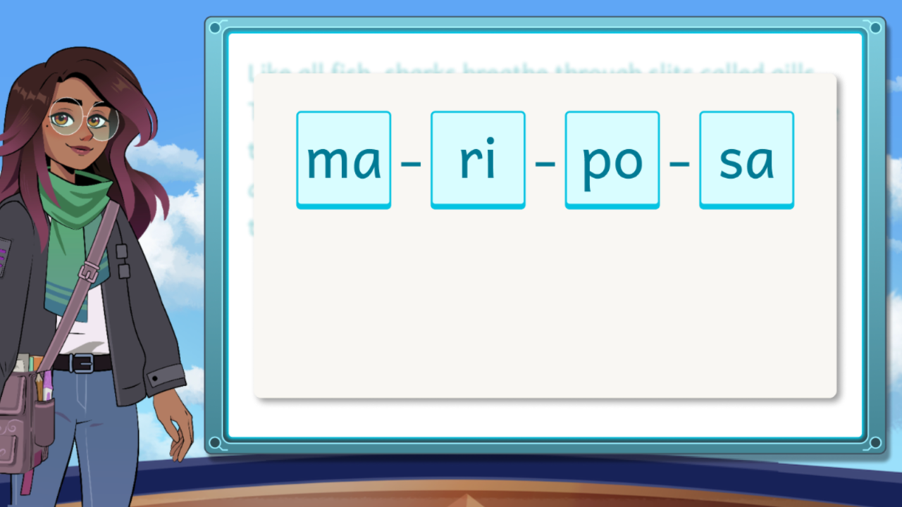 Spanish Tutora syllable-based reading intervention.