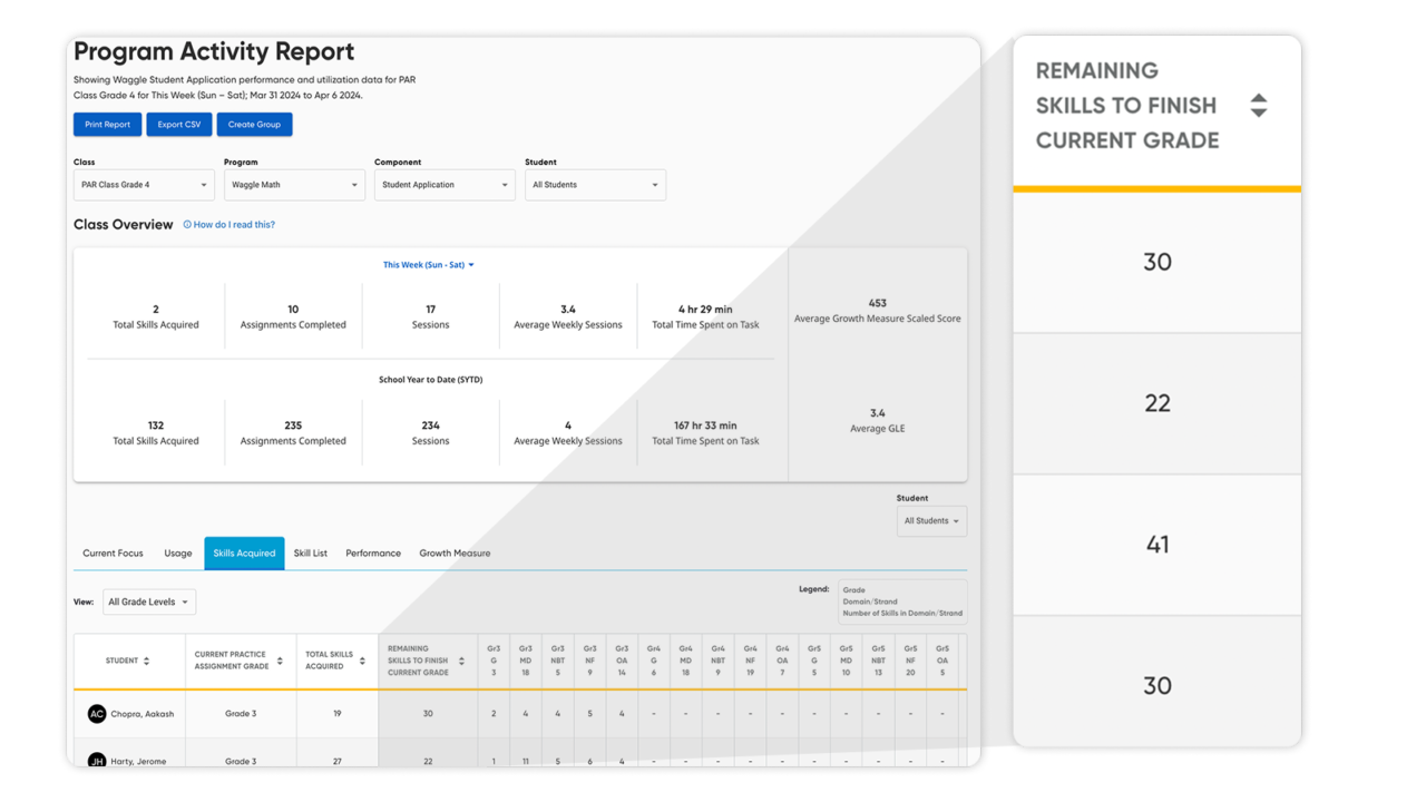 Program Activity Report