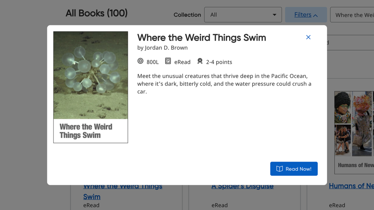 Where the Weird Things Swim eRead preview.