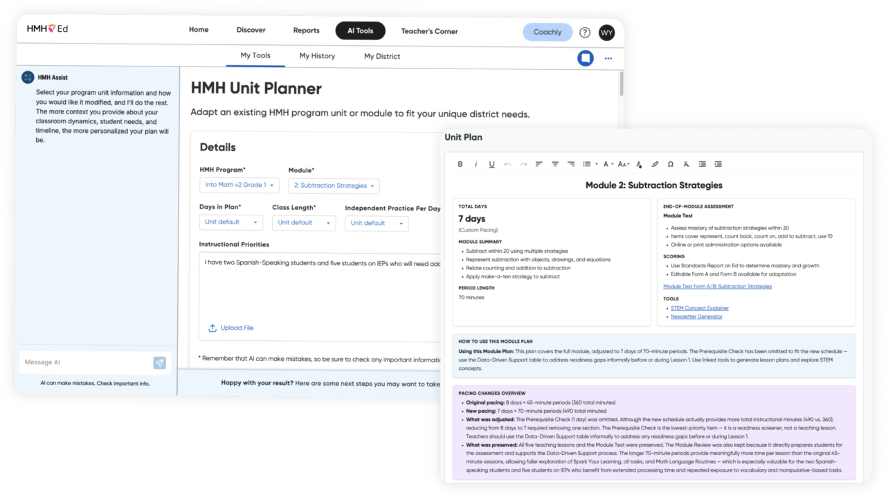 Unit Plan Prompt & Output