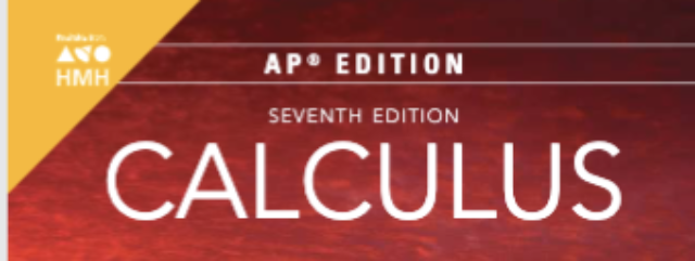 HMH Calculus Seventh Edition book cover