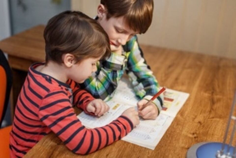 Boys Studying Math 472