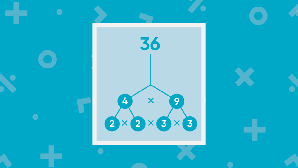 Teaching product prime factors hero factor tree