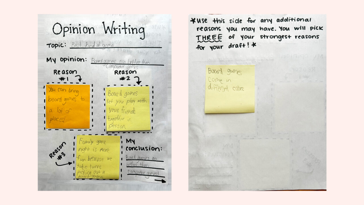 Opinion Writing