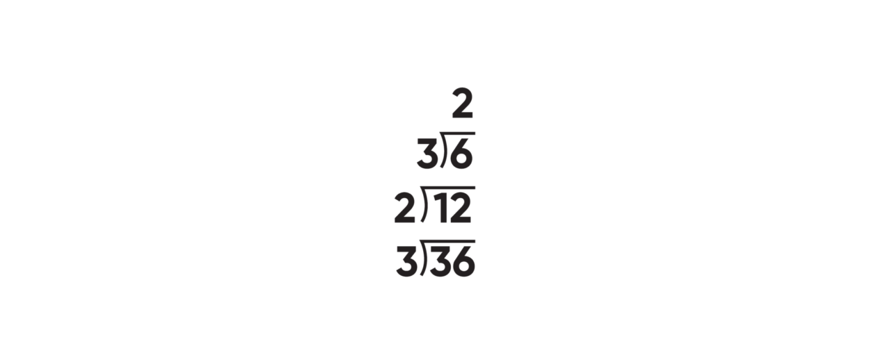 Prime factor tree factorization 36 image 2