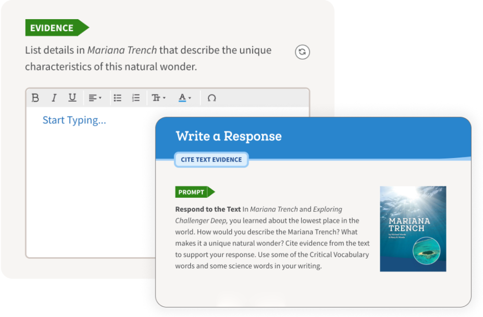 Writing Built Into Every Lesson Into Reading WF2859802