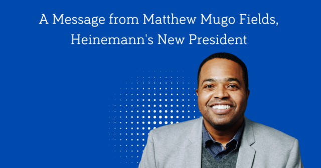 A Statement from Matthew Mugo Fieldspercent2c Heinemanns New President 1
