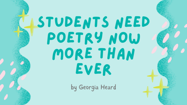 Students Need Poetry