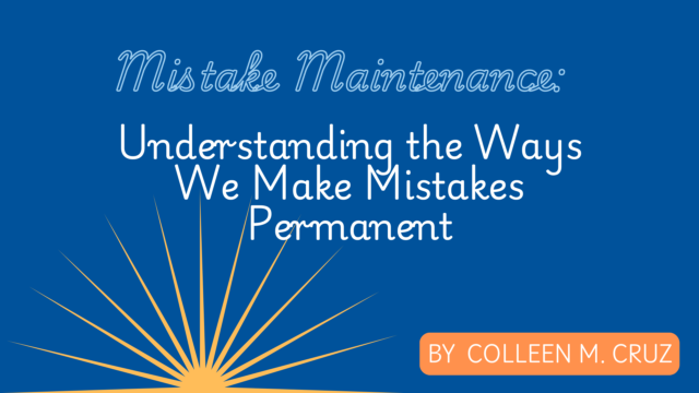 Cruz Mistake Maintenance 