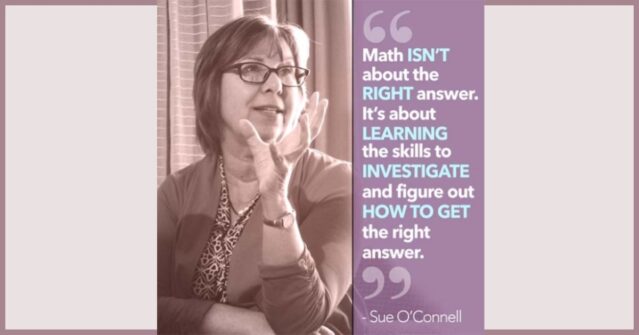 Sue O Connell Math Podcast